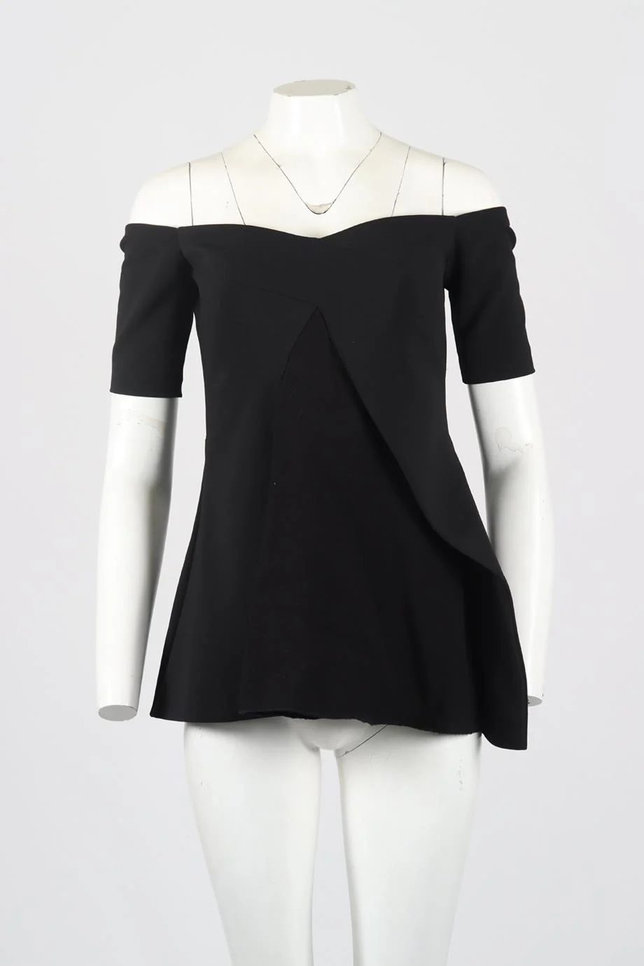 STELLA MCCARTNEY OFF THE SHOULDER WOOL BLEND TOP IT 42 UK 10 - Image 2
