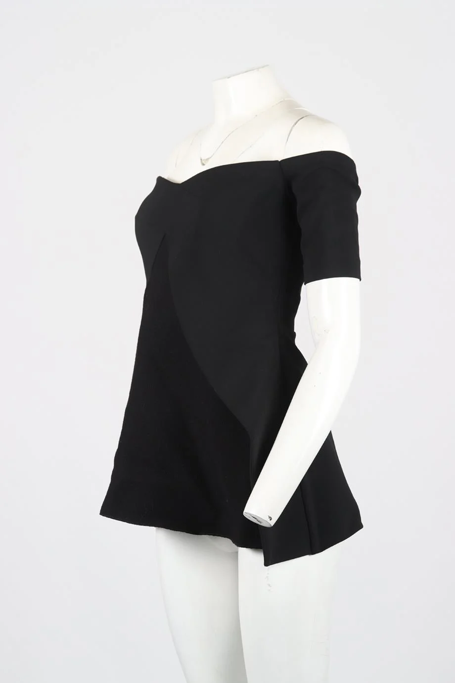 STELLA MCCARTNEY OFF THE SHOULDER WOOL BLEND TOP IT 42 UK 10 - Image 3