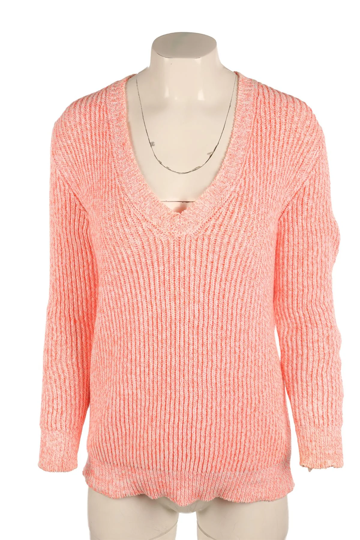 STELLA MCCARTNEY ORANGE COTTON SWEATER IT 38 UK 6 - Image 2