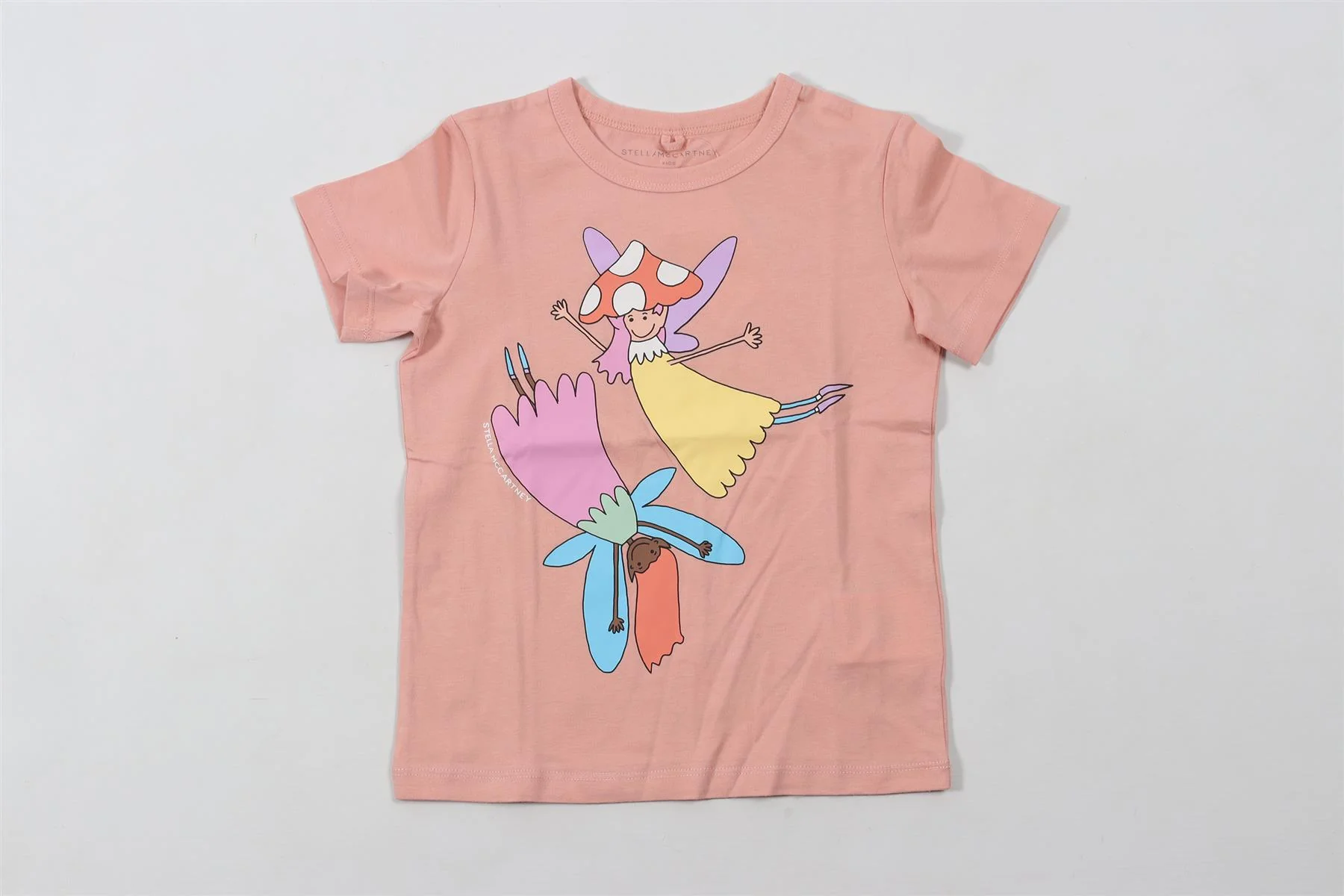 STELLA MCCARTNEY PEACH KIDS GIRLS T-SHIRT 5 YEARS - Image 2