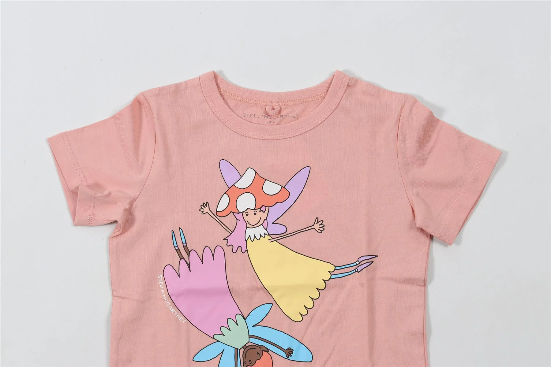 STELLA MCCARTNEY PEACH KIDS GIRLS T-SHIRT 5 YEARS - Image 3