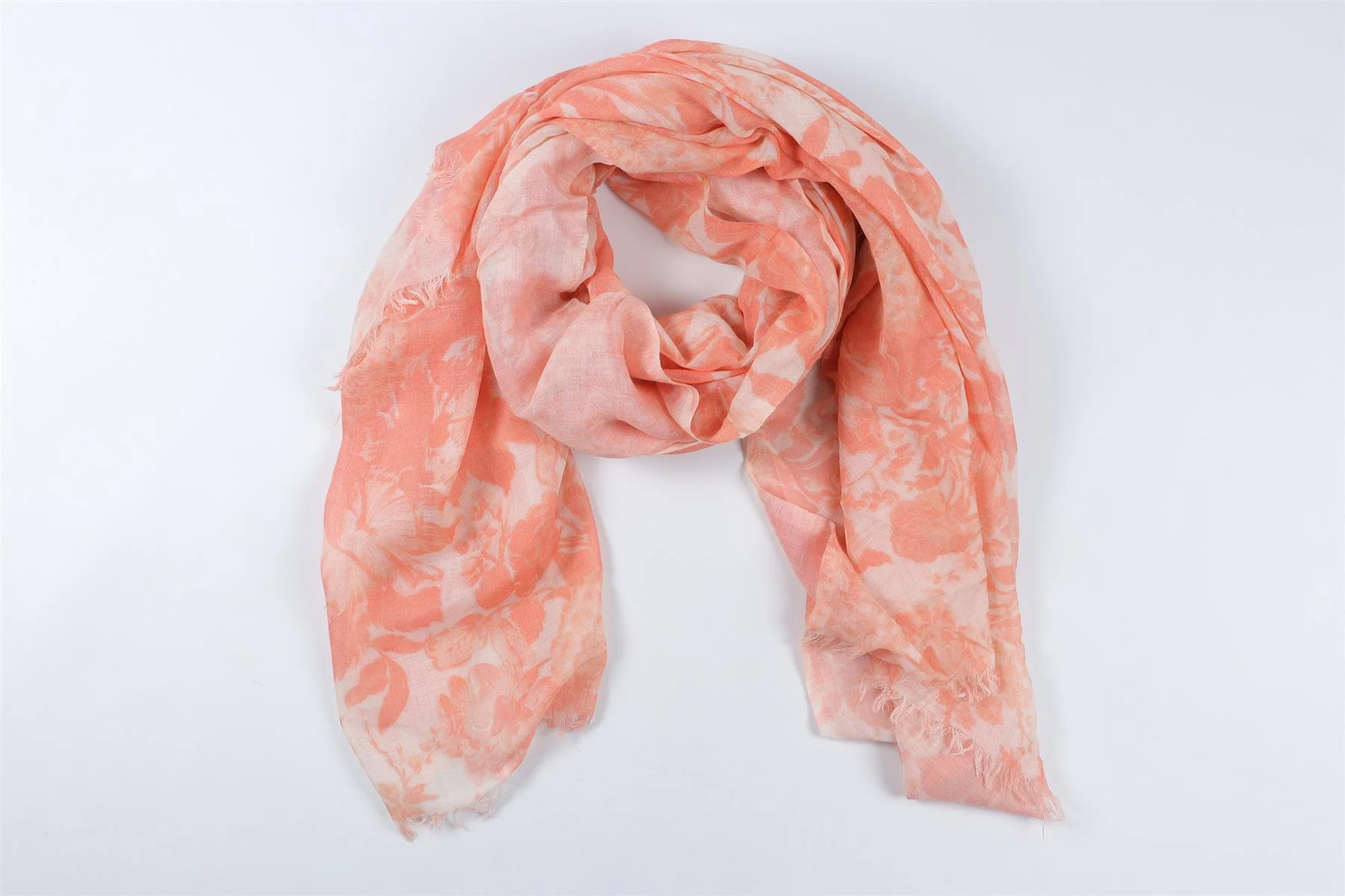 STELLA MCCARTNEY PEACH SILK SCARF - Image 2