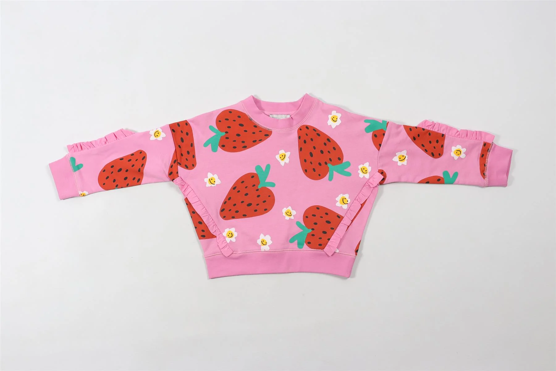 STELLA MCCARTNEY PINK KIDS GIRLS SWEATSHIRT 6 YEARS - Image 2