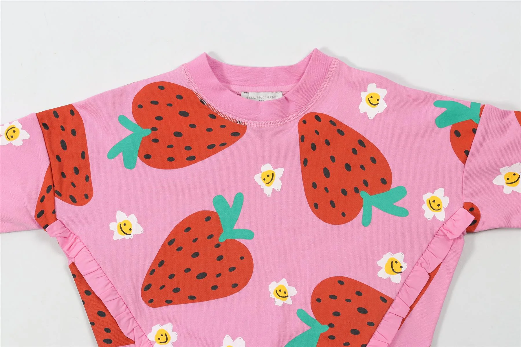 STELLA MCCARTNEY PINK KIDS GIRLS SWEATSHIRT 6 YEARS - Image 3