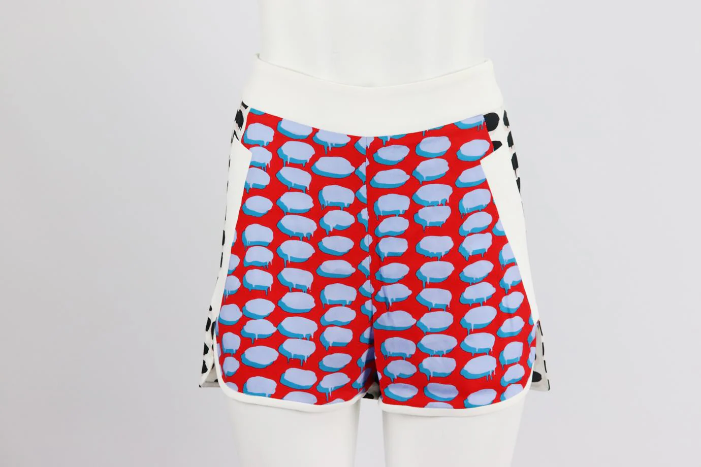 STELLA MCCARTNEY PRINTED CREPE SHORTS IT 36 UK 4 - Image 2