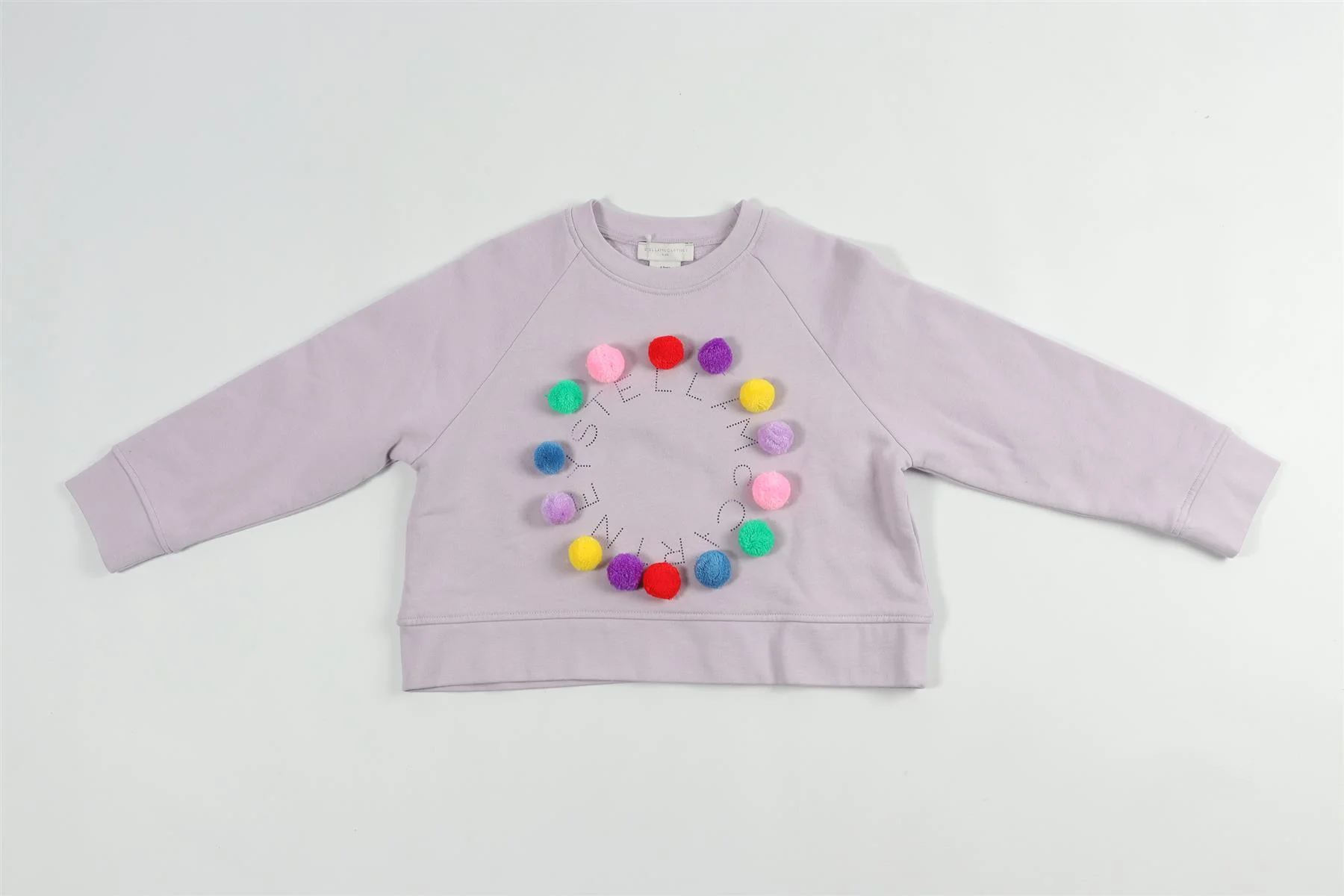 STELLA MCCARTNEY PURPLE KIDS GIRLS SWEATSHIRT 6 YEARS - Image 2