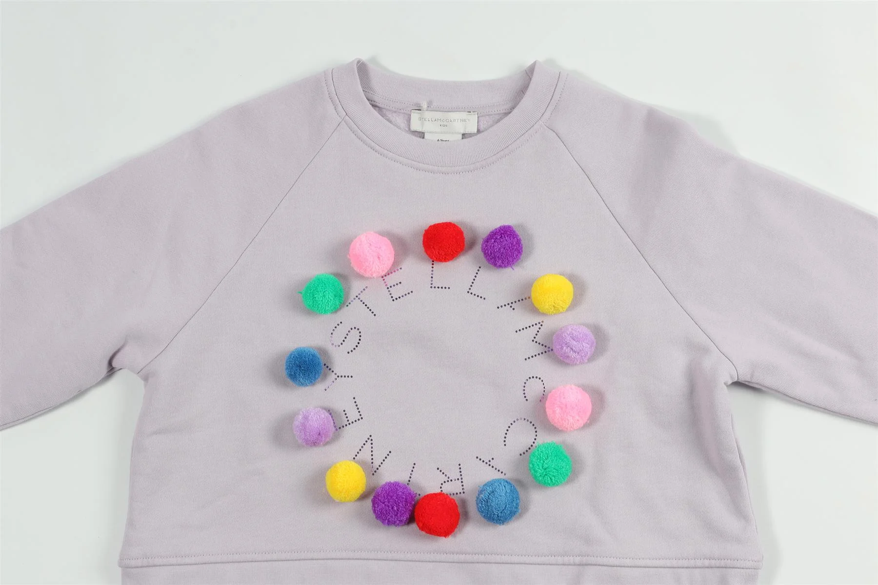 STELLA MCCARTNEY PURPLE KIDS GIRLS SWEATSHIRT 6 YEARS - Image 3