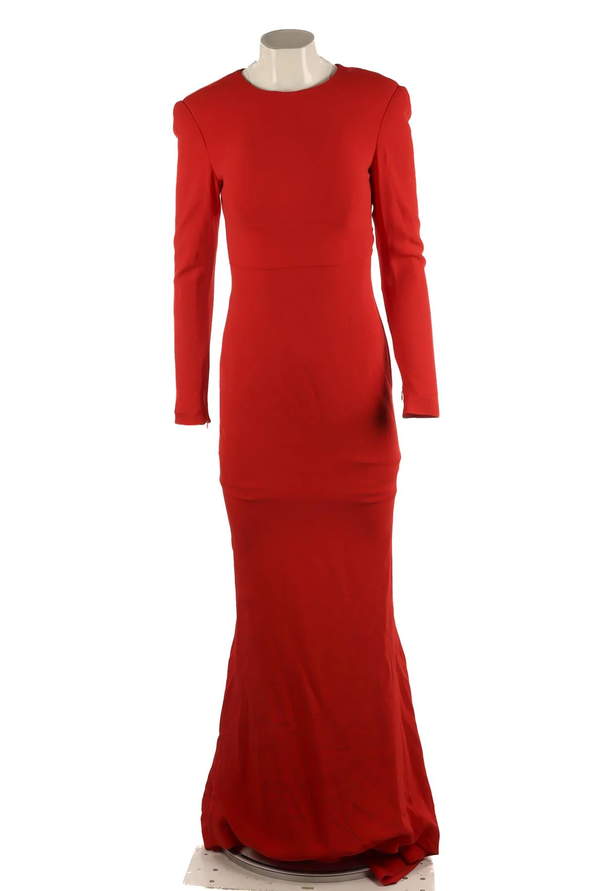 STELLA MCCARTNEY RED CREPE MAXI DRESS IT 40 UK 8 - Image 2