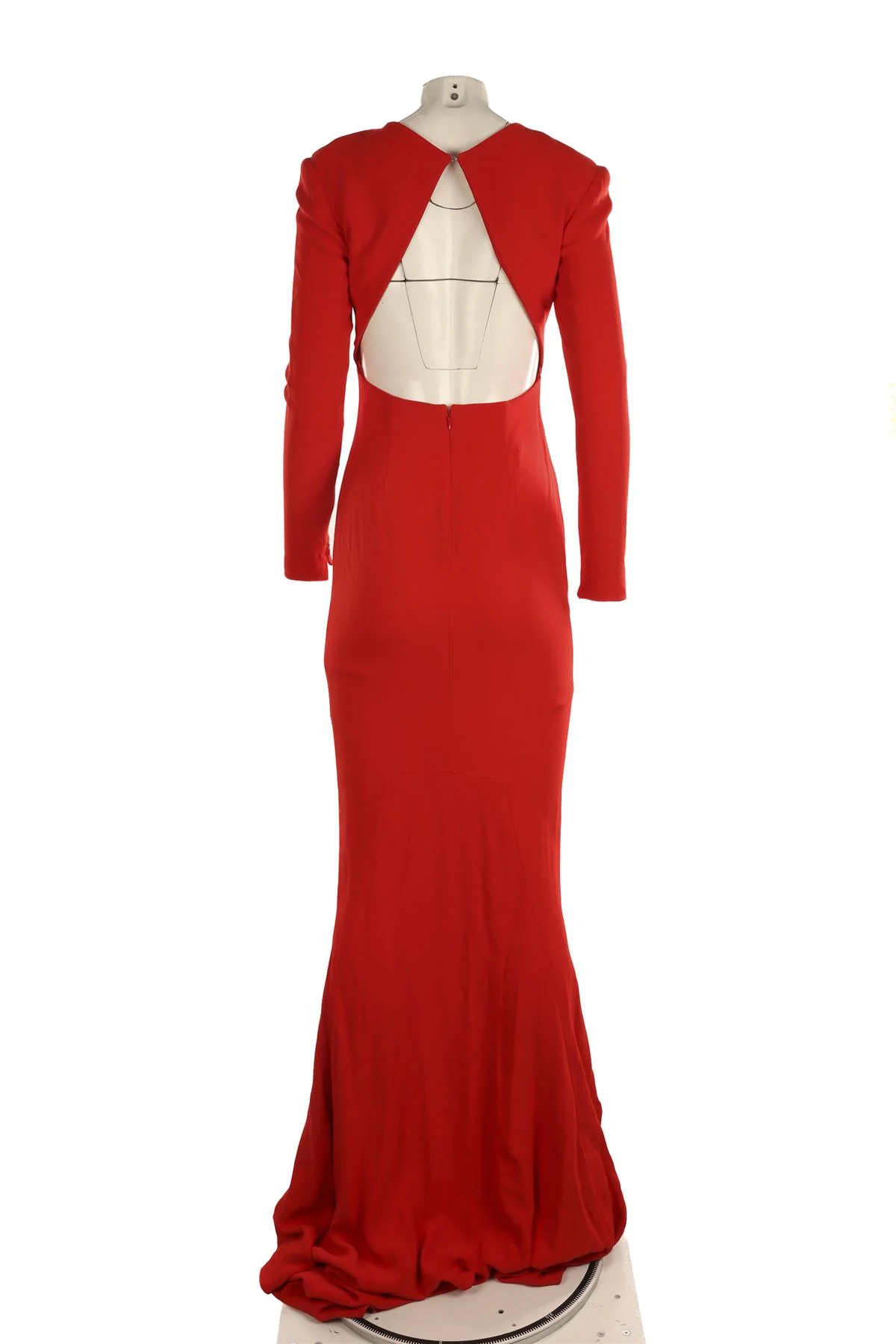 STELLA MCCARTNEY RED CREPE MAXI DRESS IT 40 UK 8 - Image 4