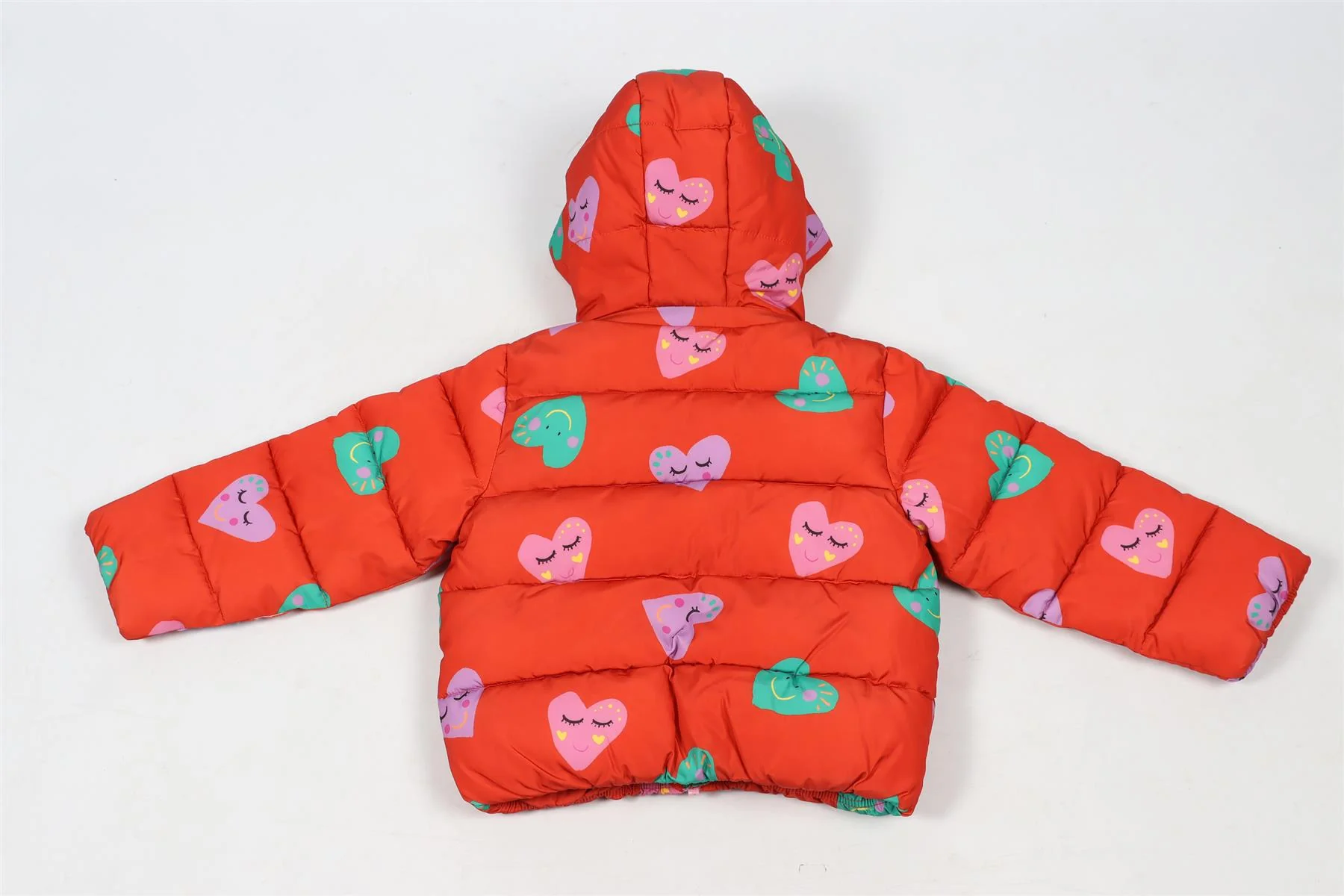 STELLA MCCARTNEY RED KIDS GIRLS PADDED JACKET 36 MONTHS - Image 4