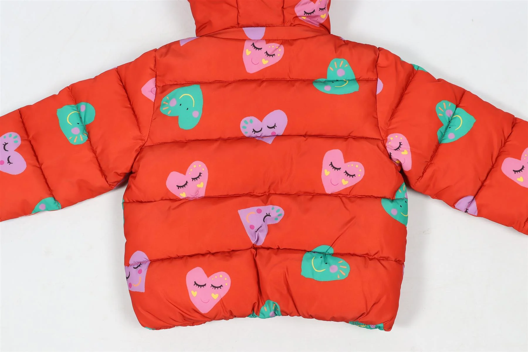 STELLA MCCARTNEY RED KIDS GIRLS PADDED JACKET 36 MONTHS - Image 5