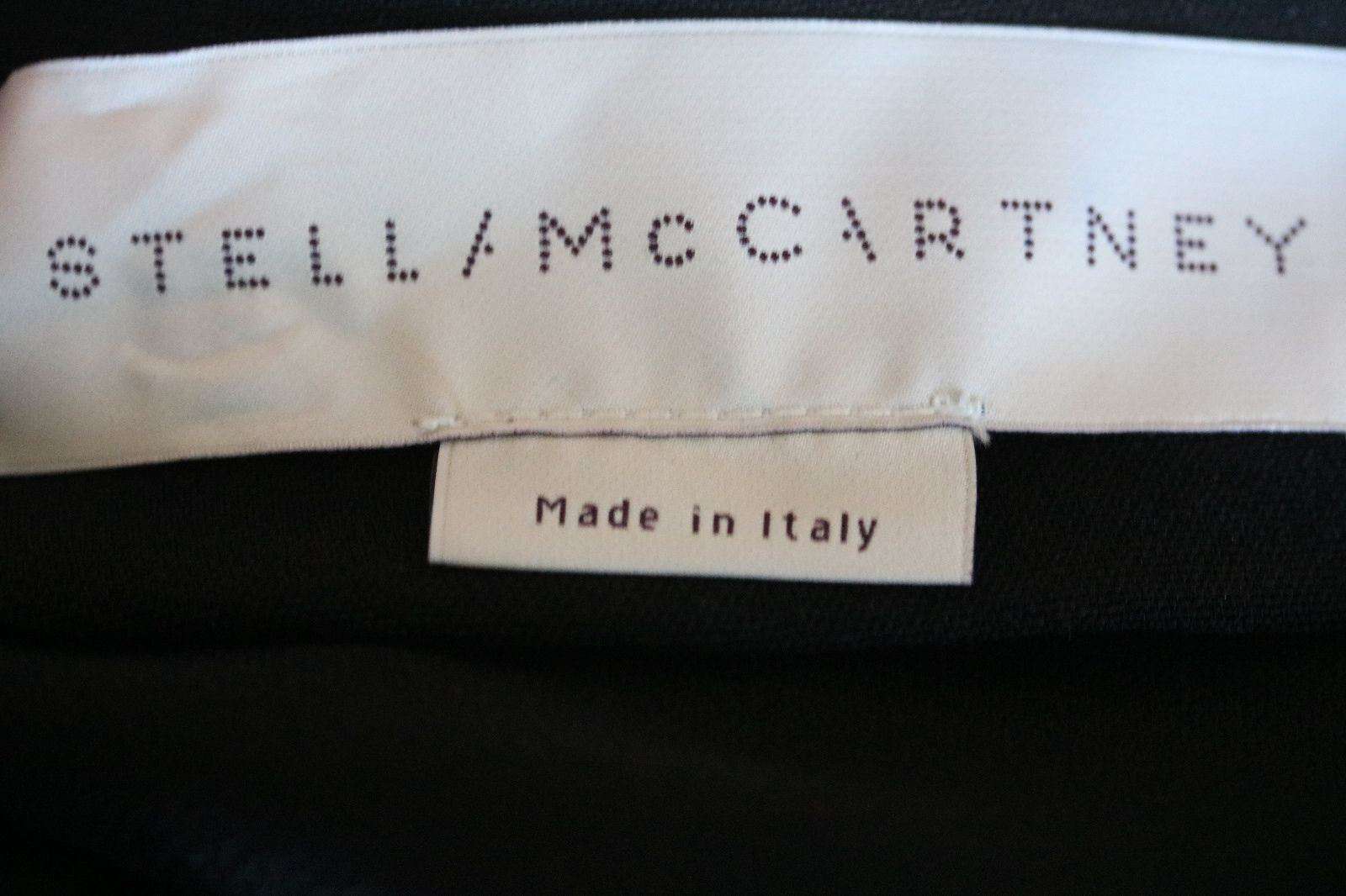 STELLA MCCARTNEY RIB WAVE MESH JERSEY CREPE DRESS IT 38 UK 6 - Image 2