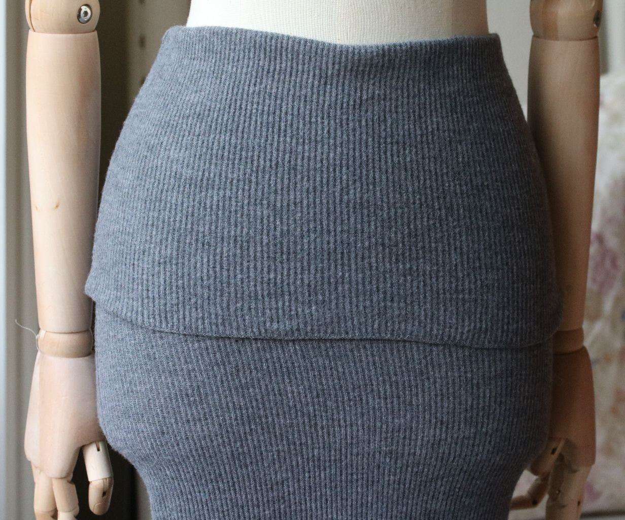 STELLA MCCARTNEY RIBBED DESIGN MAXI SKIRT UK 6/8 - Image 3