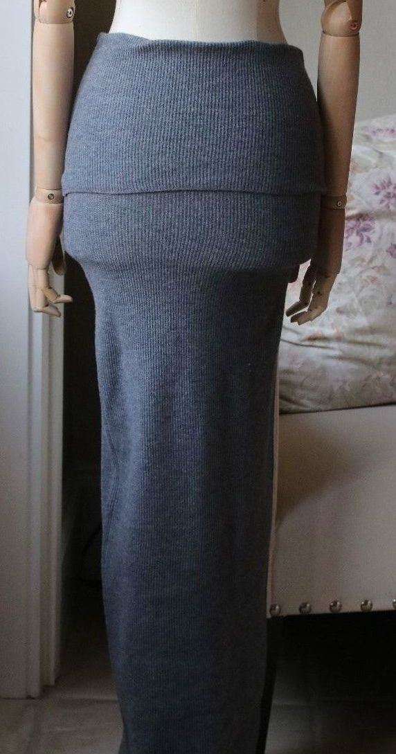 STELLA MCCARTNEY RIBBED DESIGN MAXI SKIRT UK 6/8 - Image 5