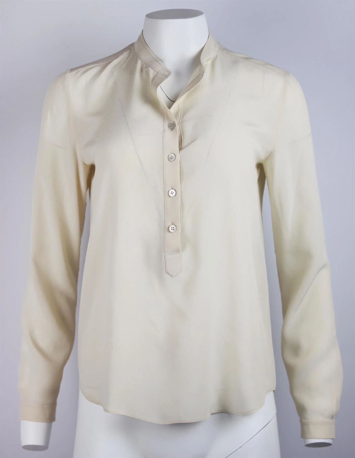 STELLA MCCARTNEY SILK CREPE DE CHINE BLOUSE IT 36 UK 4 - Image 2