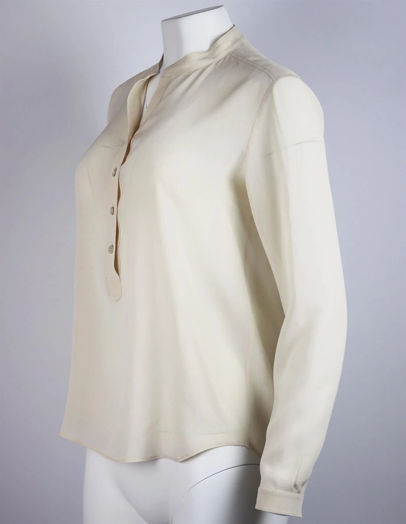 STELLA MCCARTNEY SILK CREPE DE CHINE BLOUSE IT 36 UK 4 - Image 3
