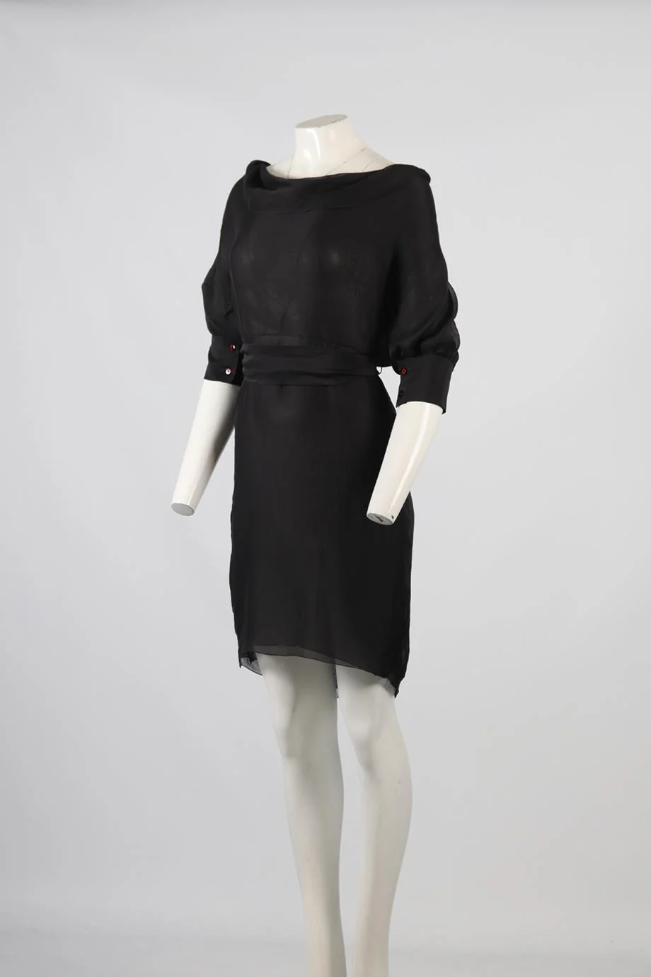 STELLA McCARTNEY SILK MINI DRESS IT 40 UK 8 - Image 3