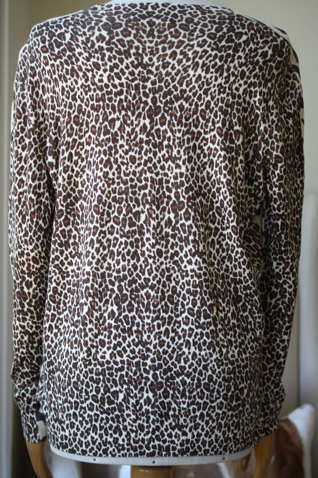 STELLA MCCARTNEY TIGER AND LEOPARD PRINT WOOL SWEATER IT 38 UK 6 - Image 5