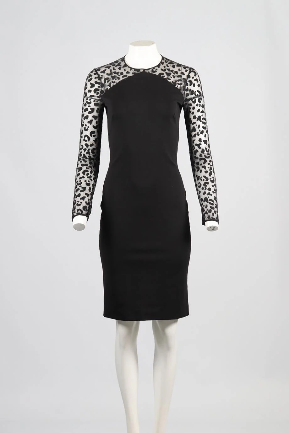 STELLA MCCARTNEY TULLE AND CREPE MINI DRESS IT 42 UK 10 - Image 2
