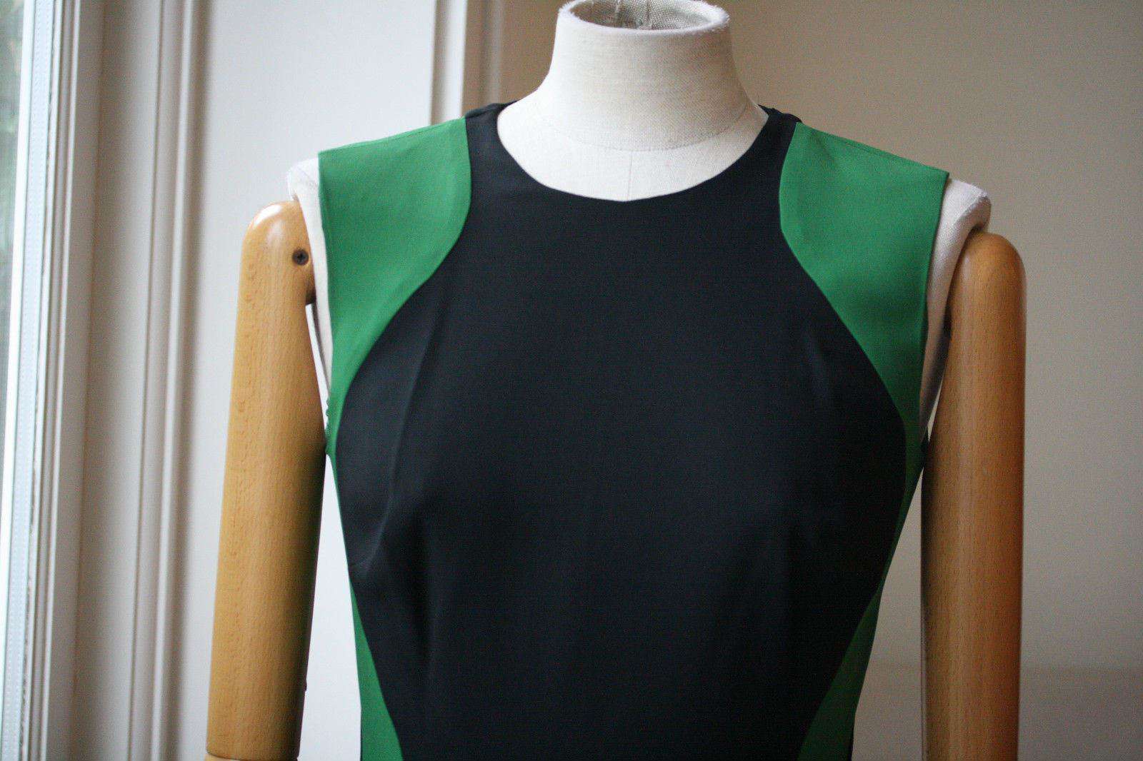 STELLA MCCARTNEY TWO TONE CONTOUR DRESS IT 40 UK 8 - Image 4