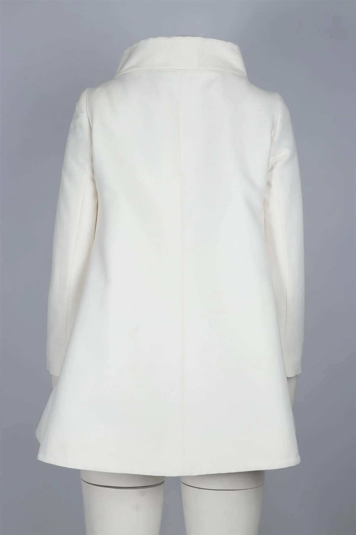STELLA MCCARTNEY WHITE SILK COAT IT 38 UK 6 - Image 4