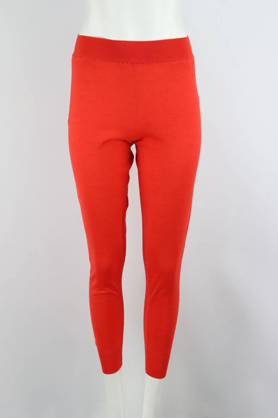 STELLA MCCARTNEY WOOL BLEND TAPERED PANTS IT 36 UK 4 - Image 2