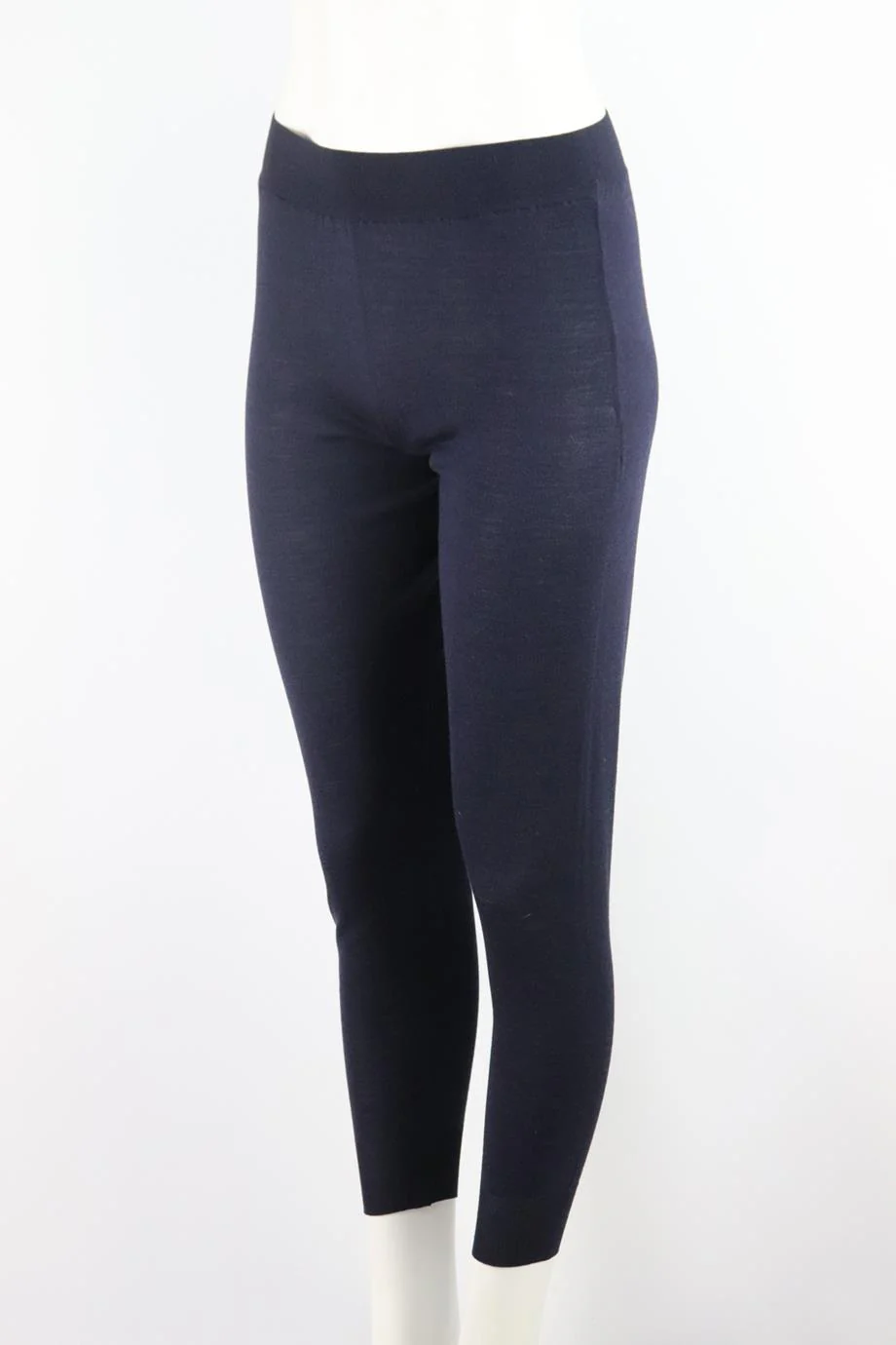 STELLA MCCARTNEY WOOL BLEND TAPERED PANTS IT 36 UK 4 - Image 3