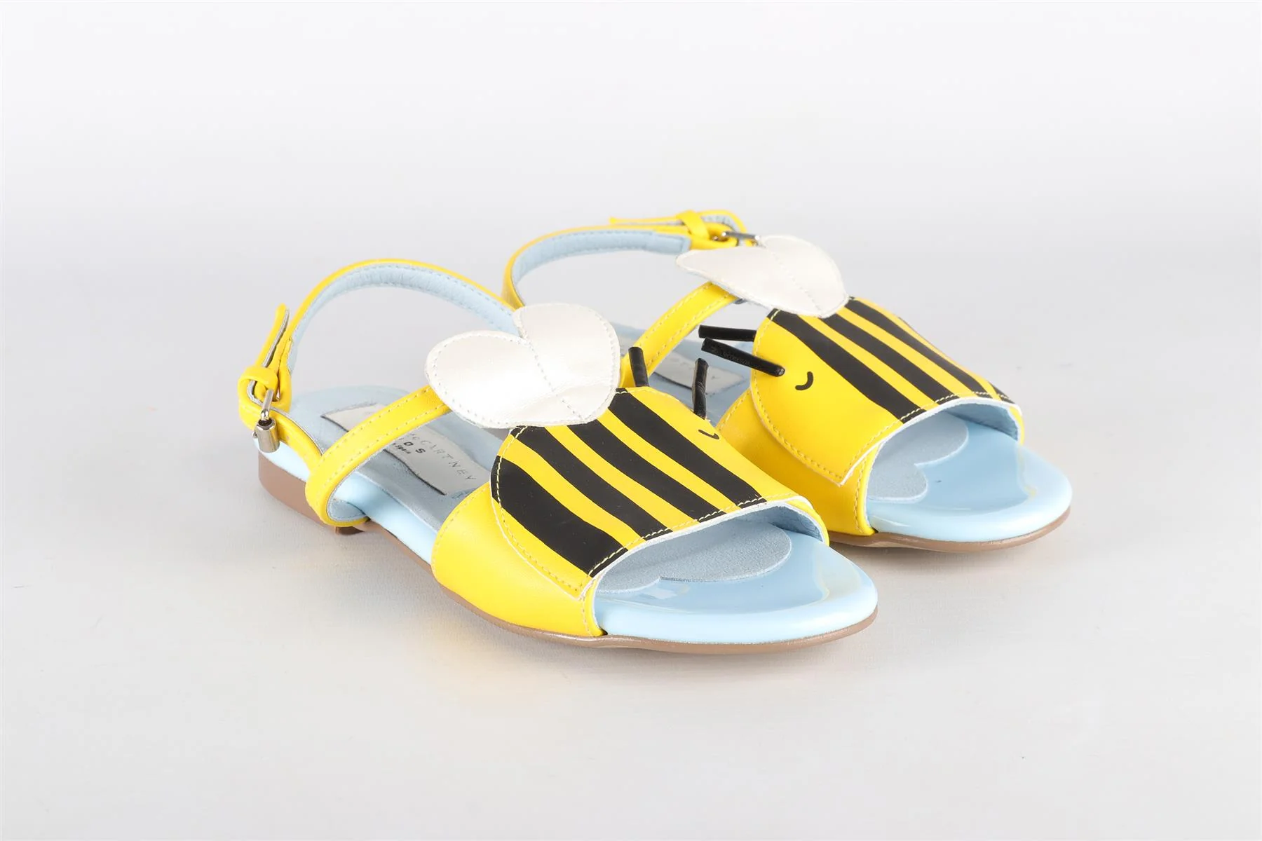 STELLA MCCARTNEY YELLOW KIDS GIRLS SANDALS EU 28 UK 10 US 11 - Image 2
