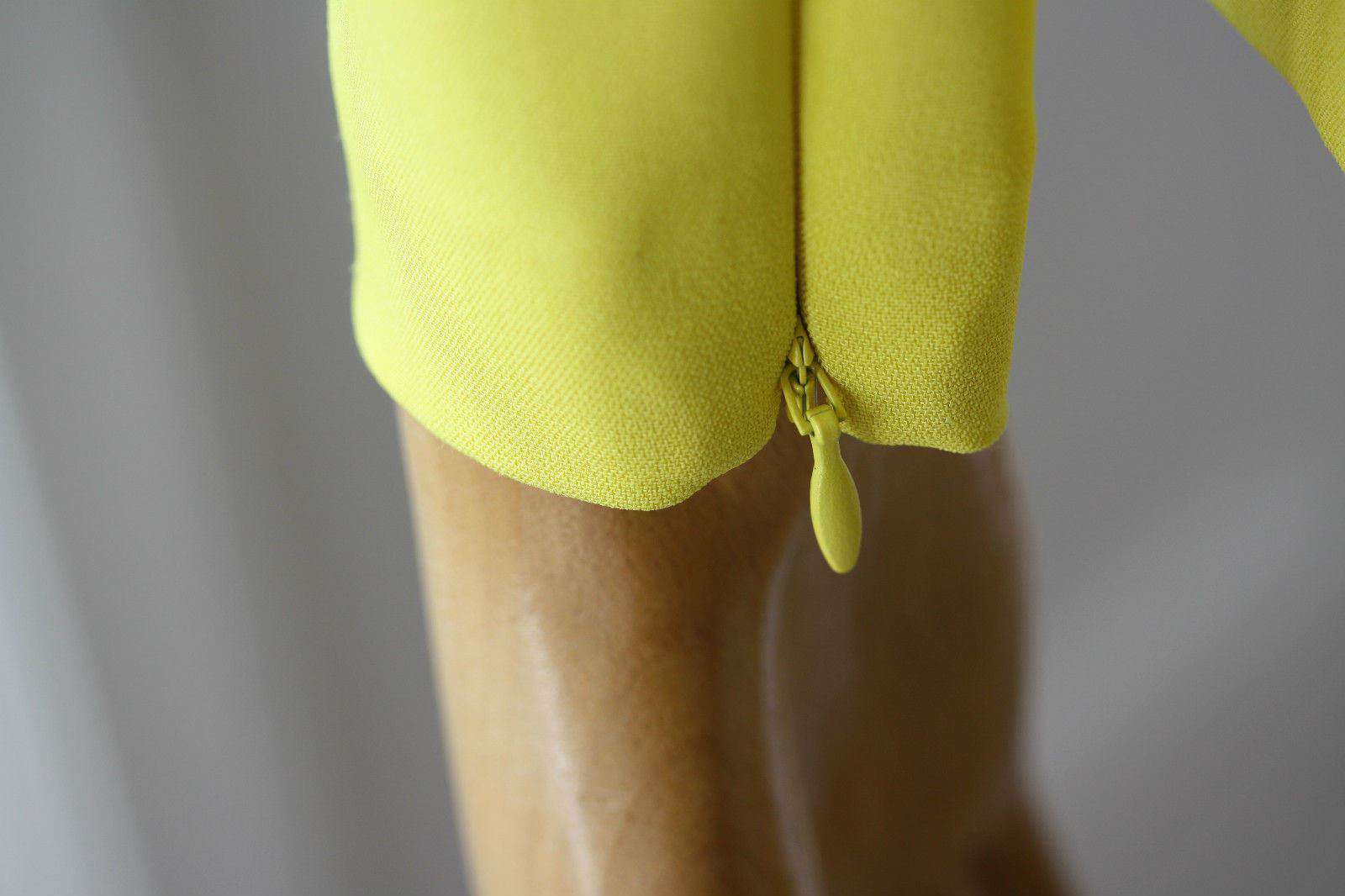 STELLA MCCARTNEY YELLOW ZIP BLOUSE IT 38 UK 6 - Image 9