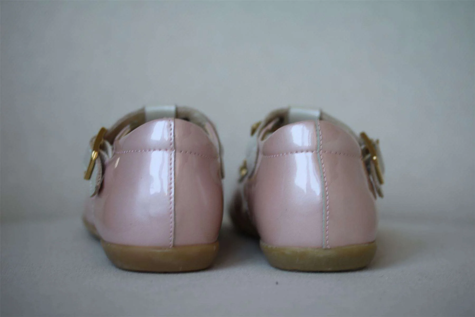 STEP2WO GIRLS PINK LEATHER SHOES EU 25 UK 8 - Image 3