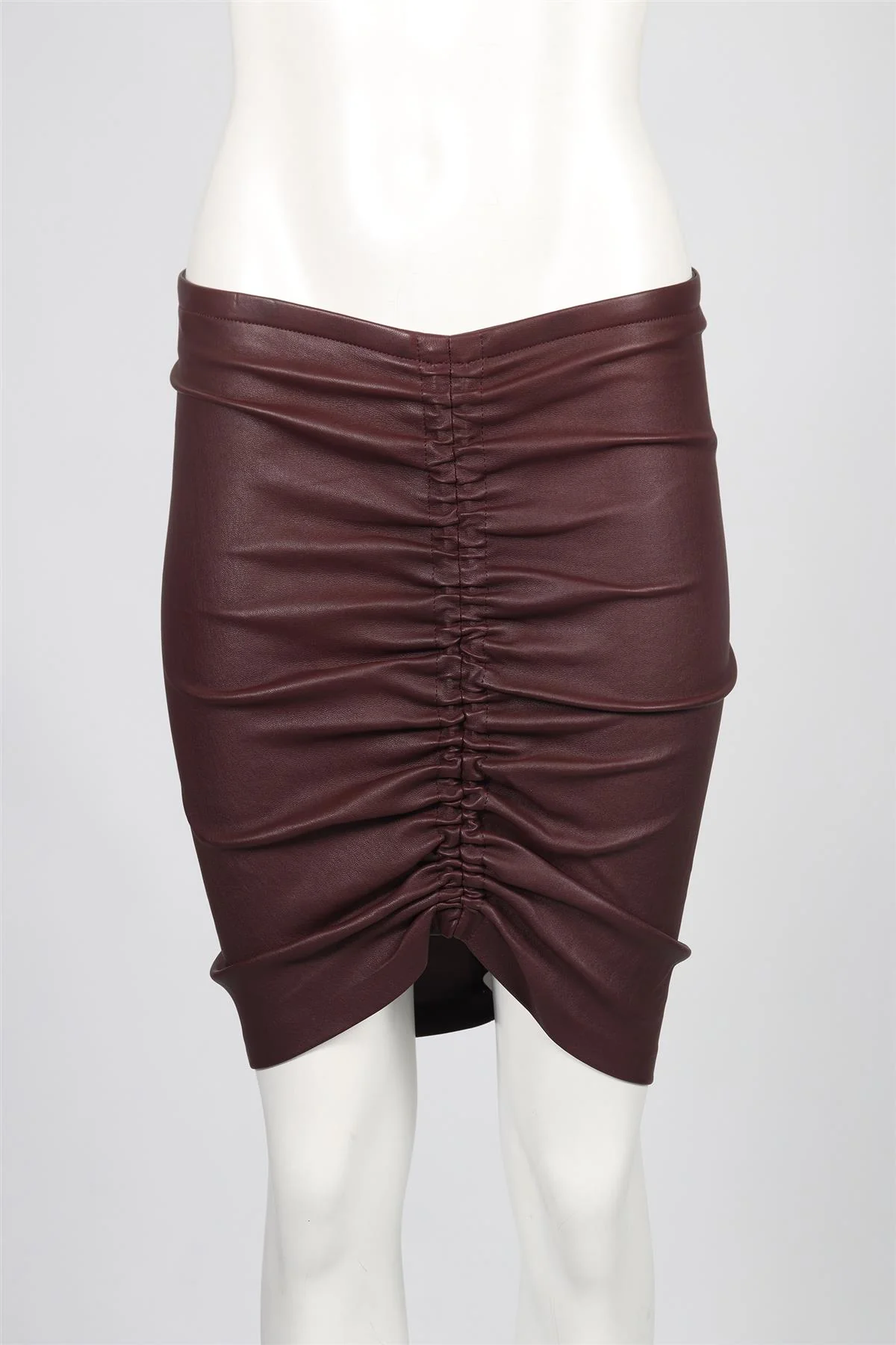 STOUL LEATHER MINI SKIRT SMALL - Image 2