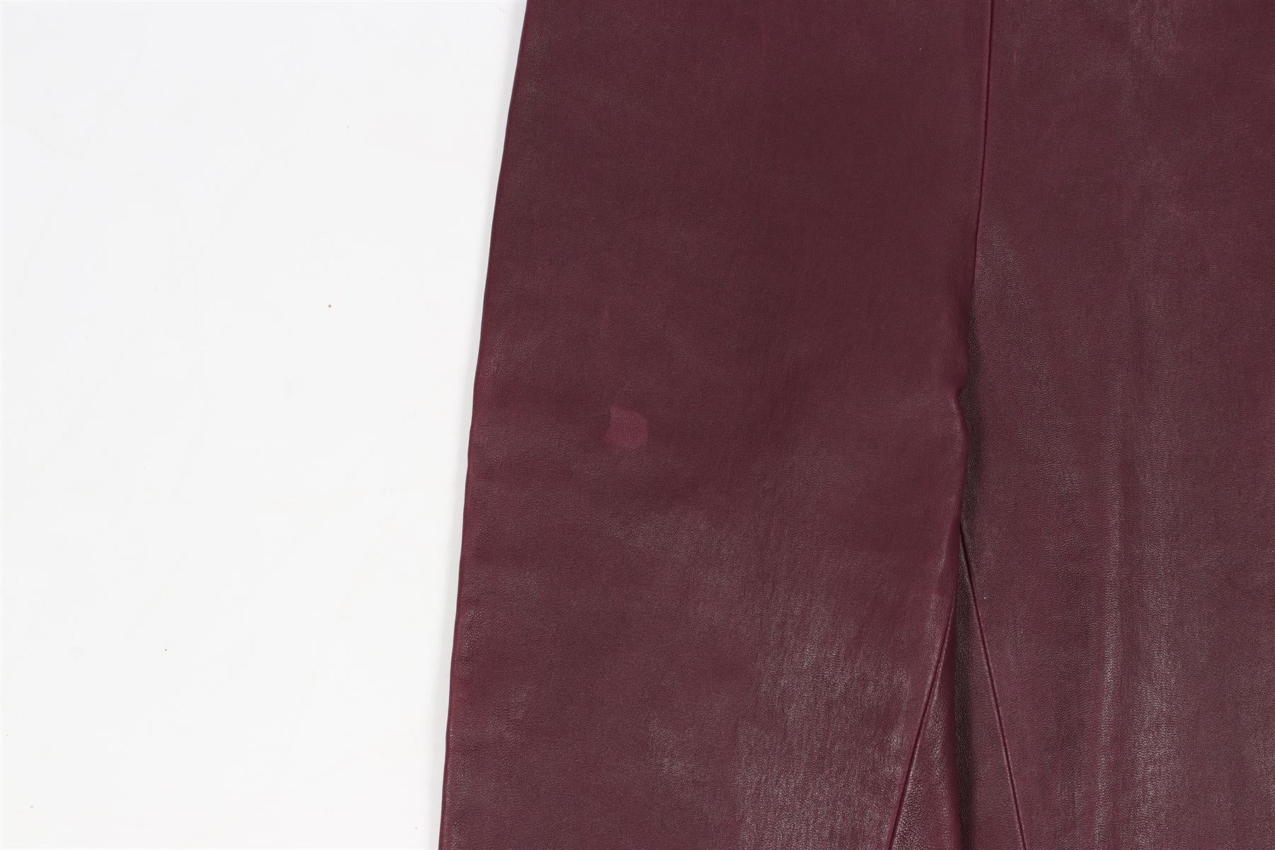 STOULS LEATHER SKINNY PANTS XXS UK 4 - Image 4