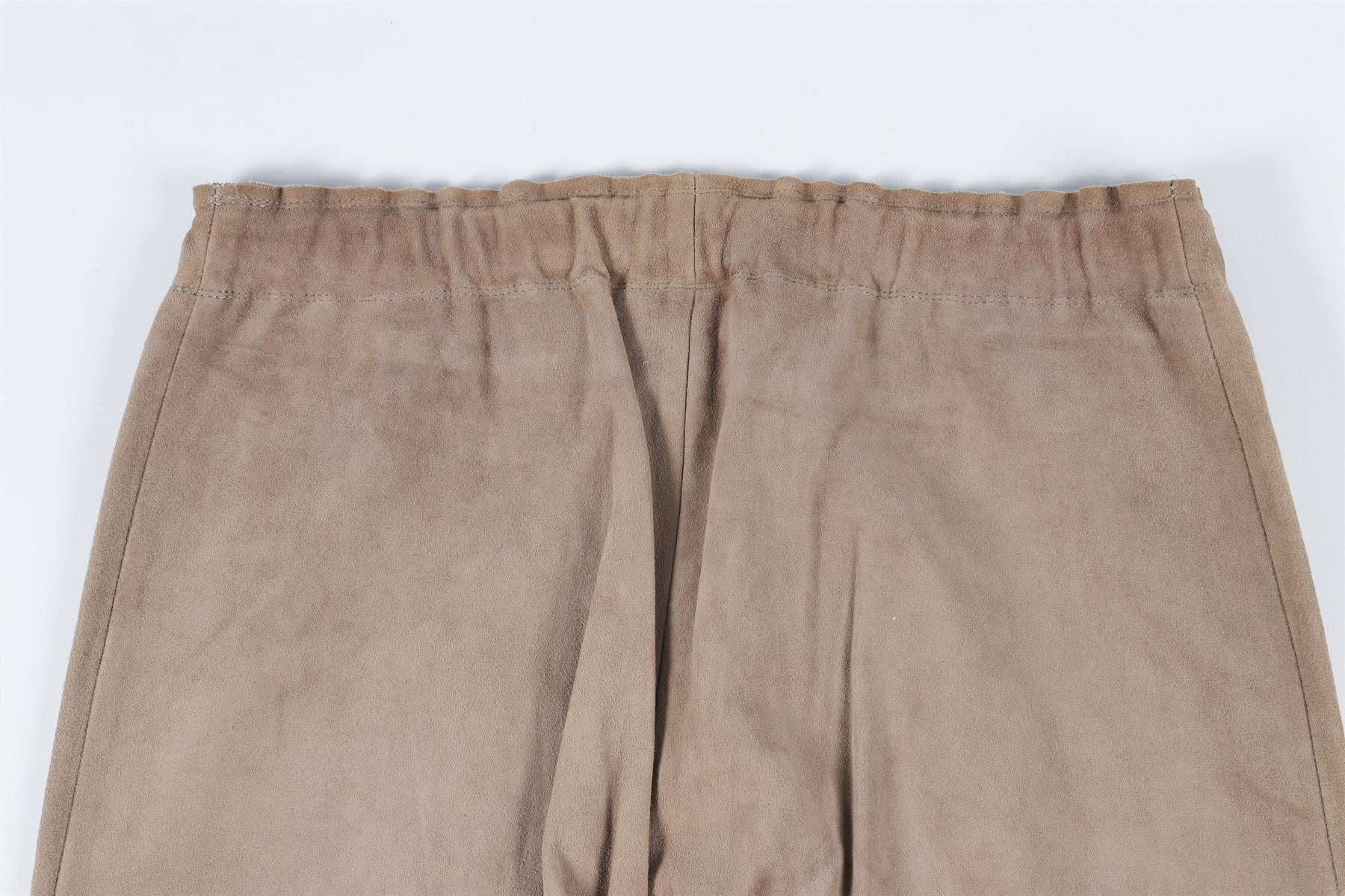 STOULS TAUPE SUEDE LEGGINGS XSMALL - Image 5