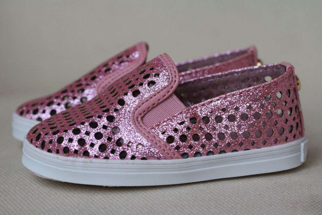 STUART WEITZMAN BABY COUNTRY PINK MINI GLITTER SHOES EU 21 UK 4.5 - Image 4