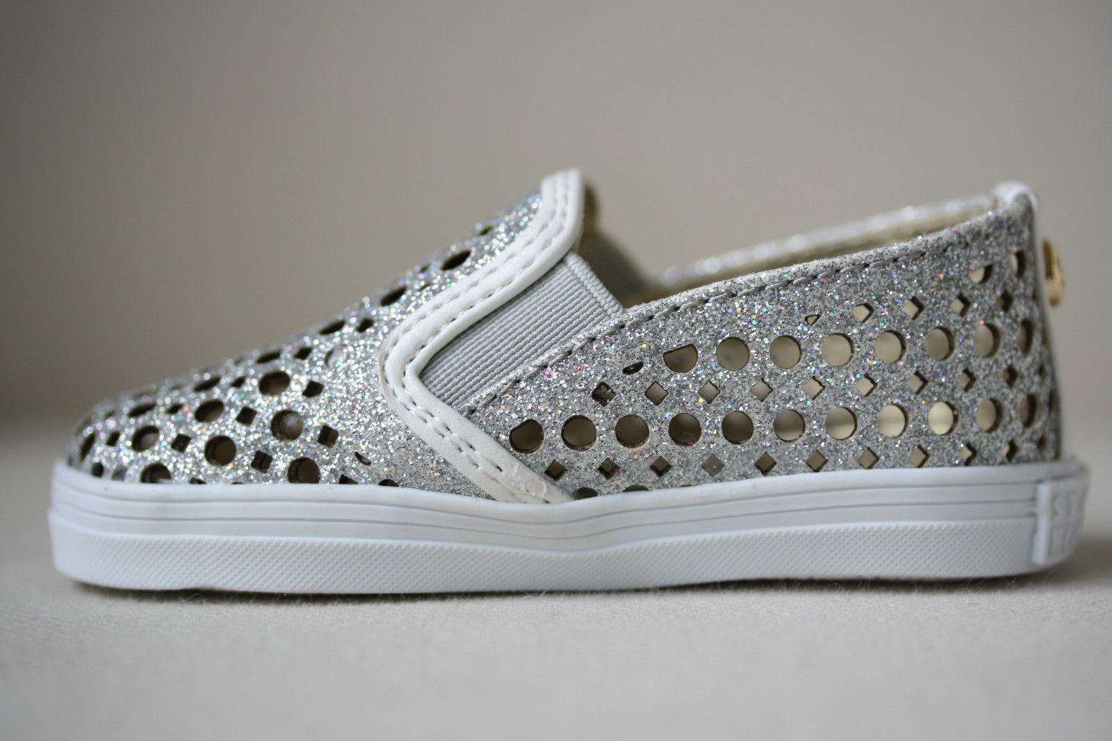STUART WEITZMAN BABY COUNTRY SILVER SHOES EU 18.5 UK 2.5 - Image 7