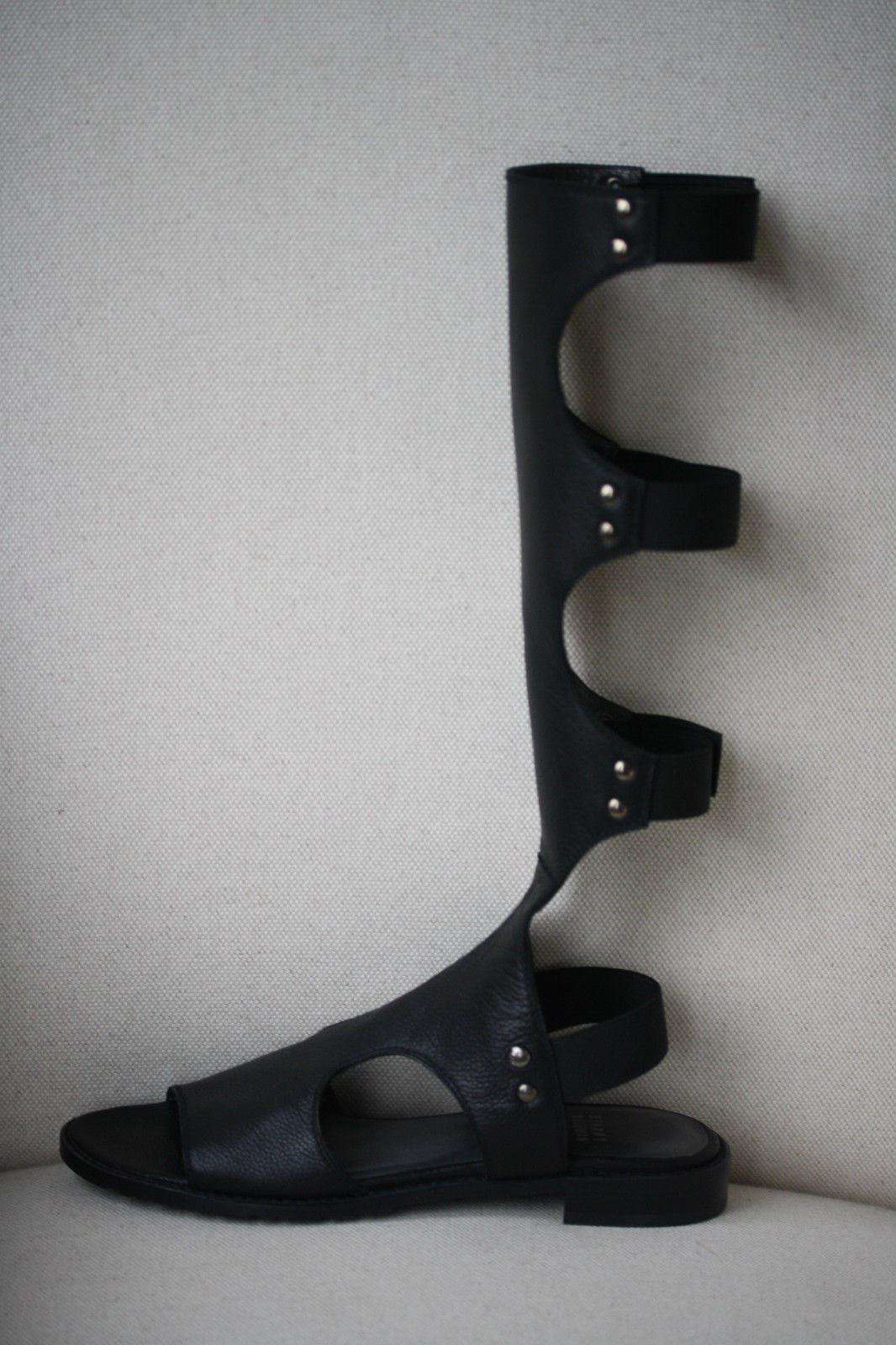 STUART WEITZMAN BLACK BACKVIEW SANDALS US 6.5 UK 4.5 - Image 5