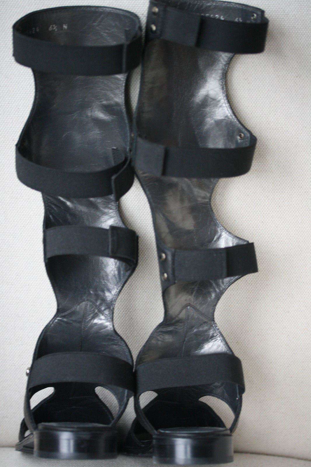 STUART WEITZMAN BLACK BACKVIEW SANDALS US 6.5 UK 4.5 - Image 9