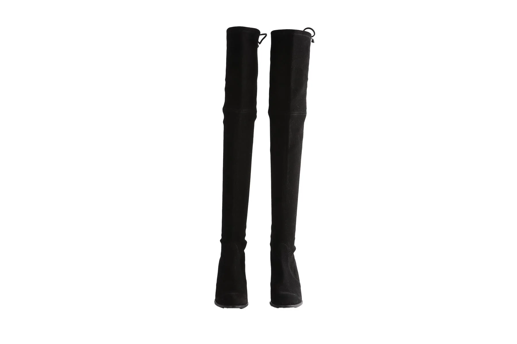 STUART WEITZMAN BLACK HIGHLAND SUEDE OVER THE KNEE BOOTS US 8.5 UK 5.5 EU 38.5 - Image 3