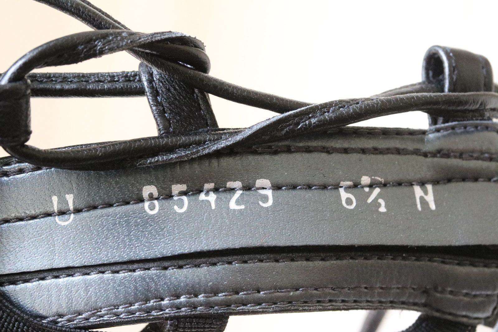 STUART WEITZMAN BLACK SPARTA GLADIATOR SANDALS US 6.5 UK 4 - Image 9