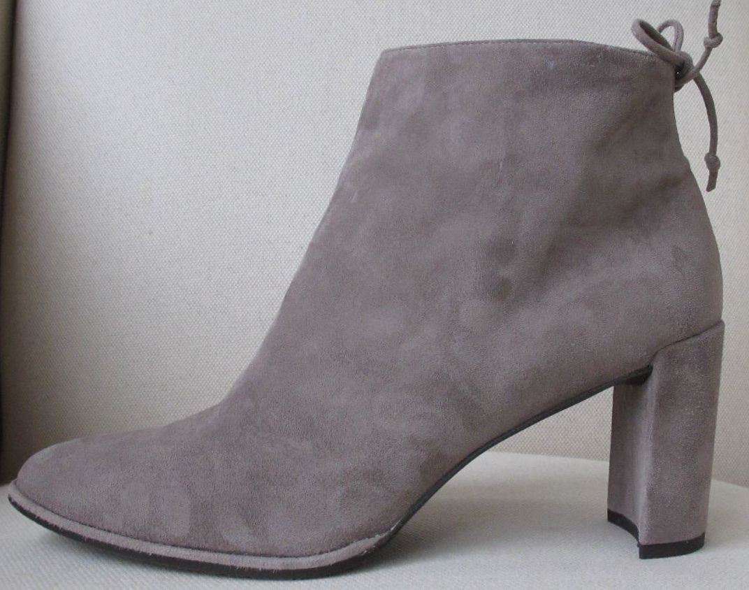STUART WEITZMAN GRANDIOSE GREY SUEDE BOOTS EU 40 US 9 UK 6.5 - Image 2