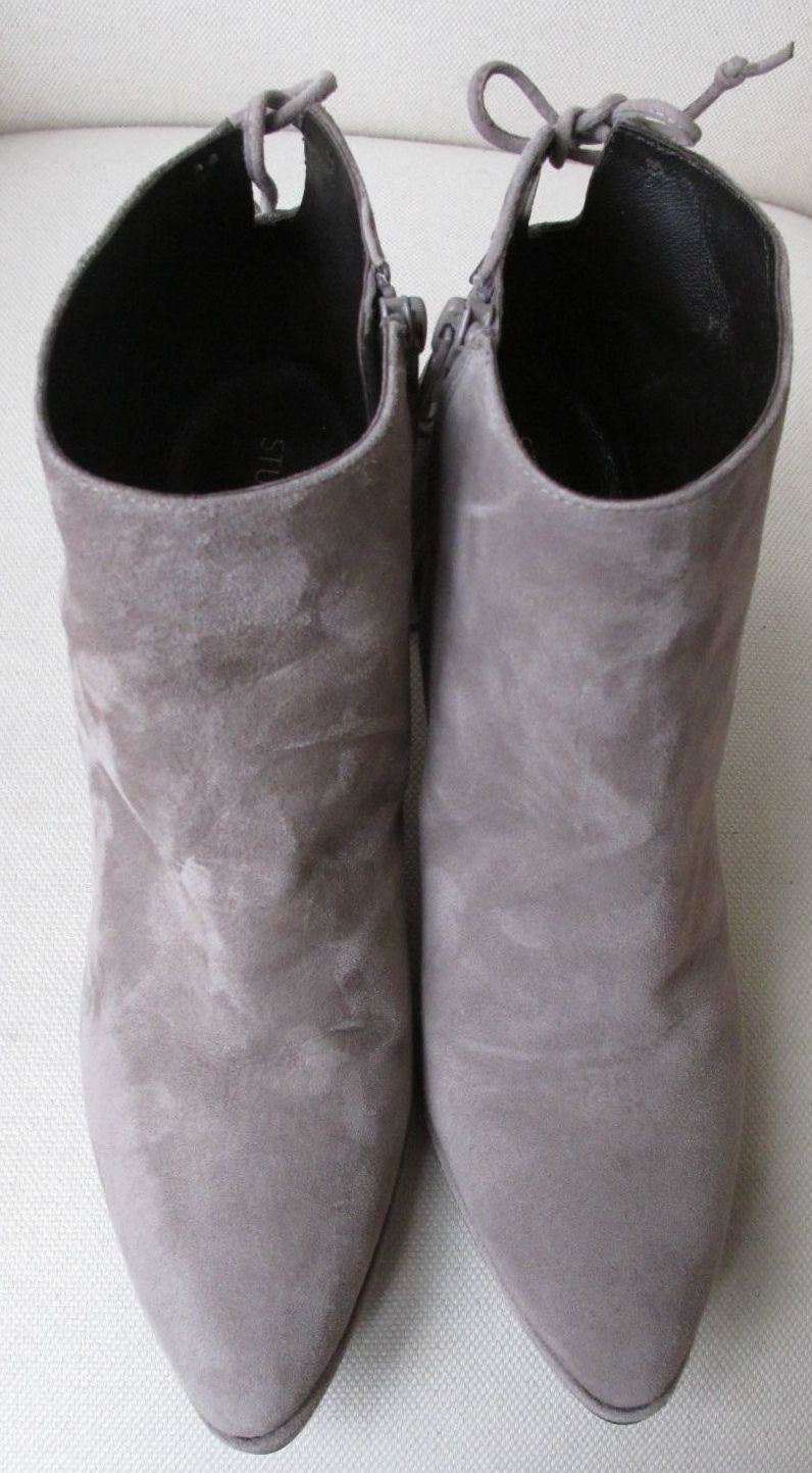 STUART WEITZMAN GRANDIOSE GREY SUEDE BOOTS EU 40 US 9 UK 6.5 - Image 3
