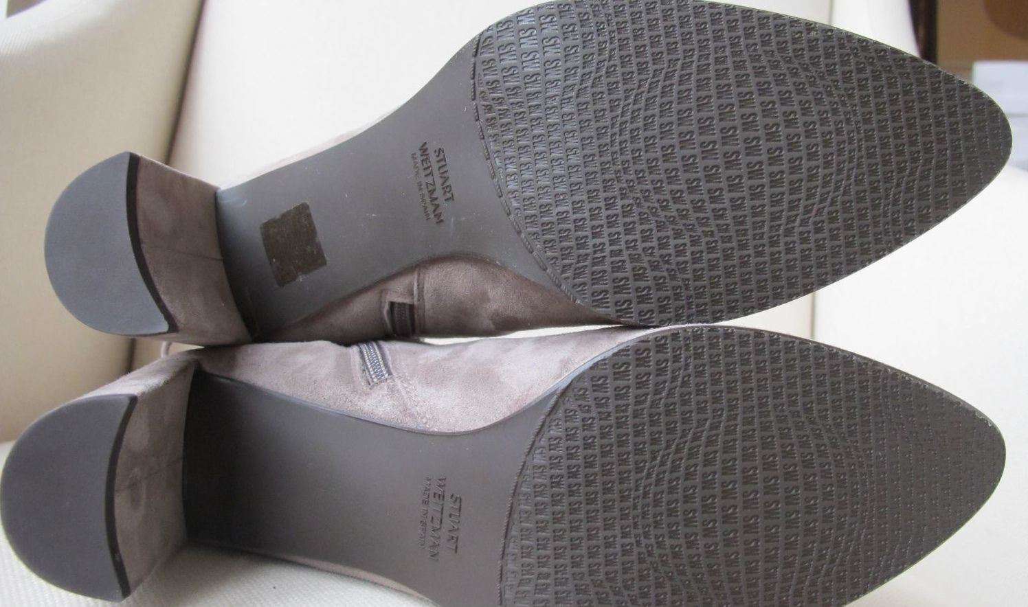 STUART WEITZMAN GRANDIOSE GREY SUEDE BOOTS EU 40 US 9 UK 6.5 - Image 8