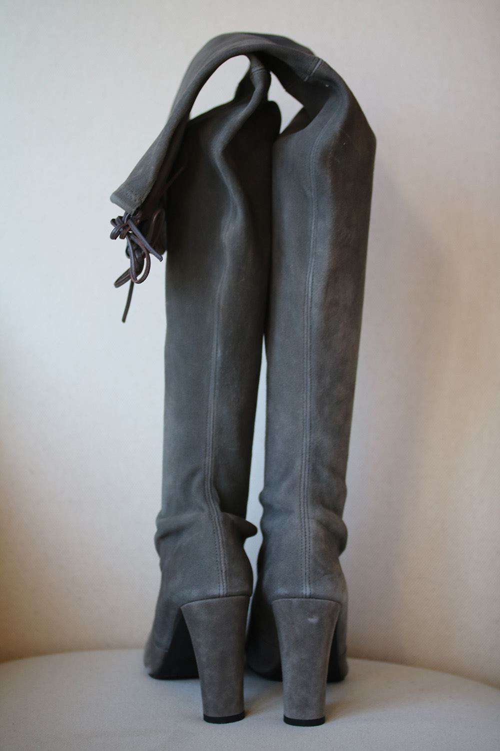 STUART WEITZMAN HIGHLAND SUEDE OVER THE KNEE BOOTS EU 37.5 UK 4.5 US 7 - Image 4
