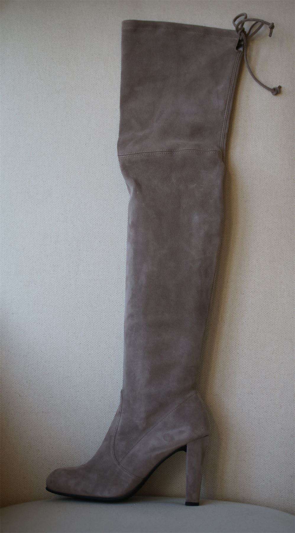 STUART WEITZMAN HIGHLAND SUEDE OVER THE KNEE BOOTS EU 37.5 UK 4.5 US 7 - Image 2