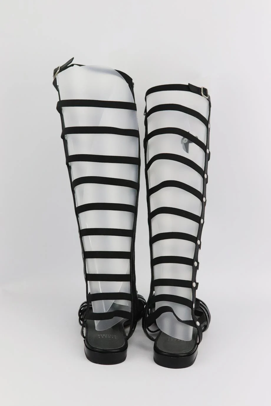 STUART WEITZMAN LEATHER KNEE HIGH SANDALS EU 38 UK 5 US 8 - Image 4