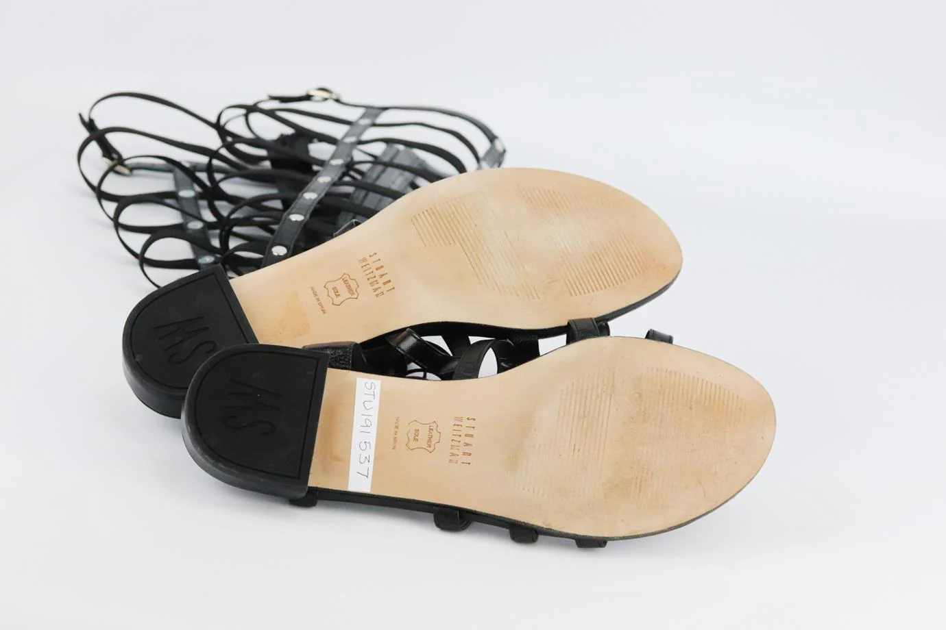STUART WEITZMAN LEATHER KNEE HIGH SANDALS EU 38 UK 5 US 8 - Image 5