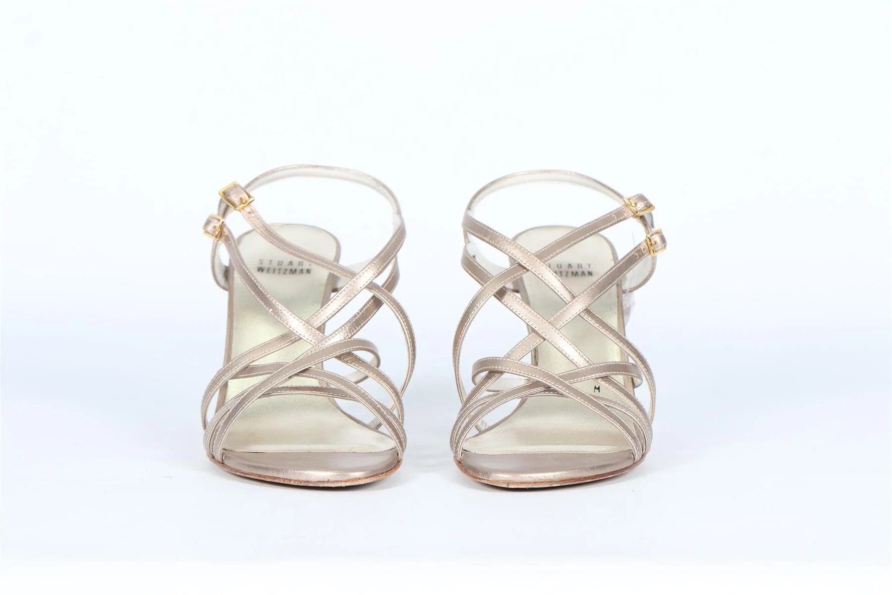 STUART WEITZMAN LEATHER SANDALS EU 37 UK 4 US 7 - Image 3