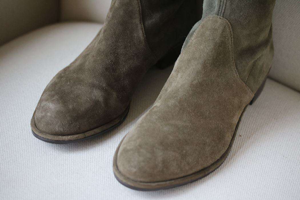 STUART WEITZMAN LOWLAND STRETCH-SUEDE OVER-THE-KNEE BOOTS EU 37.5 UK 4.5 US 7 - Image 3