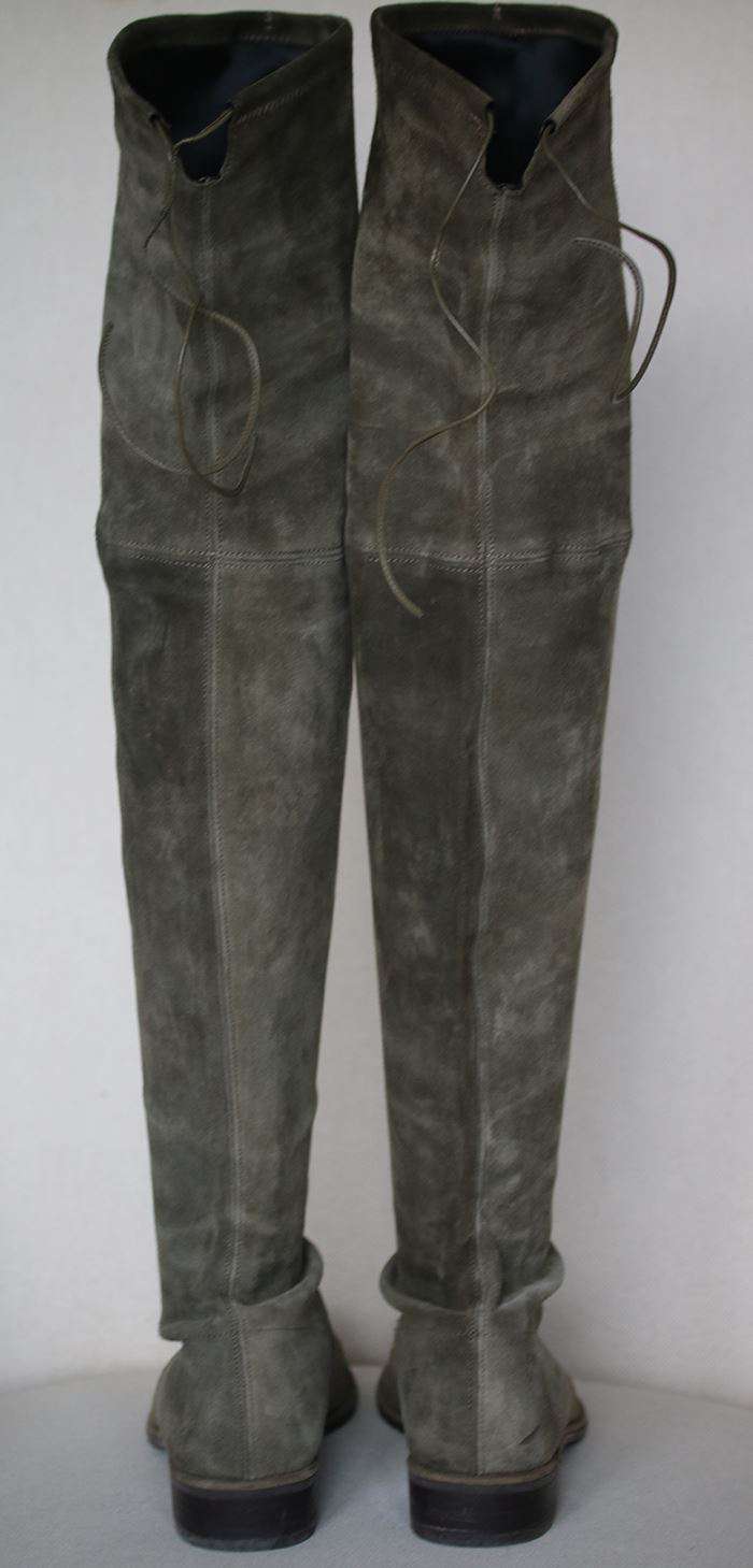 STUART WEITZMAN LOWLAND STRETCH-SUEDE OVER-THE-KNEE BOOTS EU 39 UK 6 US 8.5 - Image 5