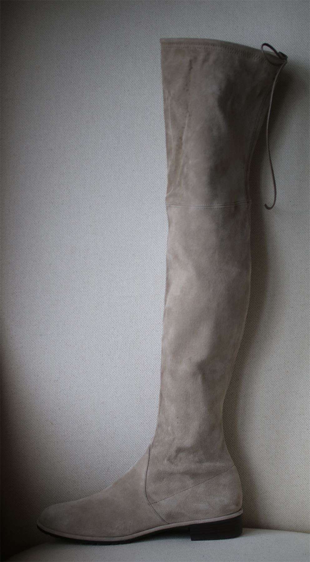 STUART WEITZMAN LOWLAND SUEDE OVER-THE-KNEE BOOTS US 7.5 UK 5 EU 38 - Image 3